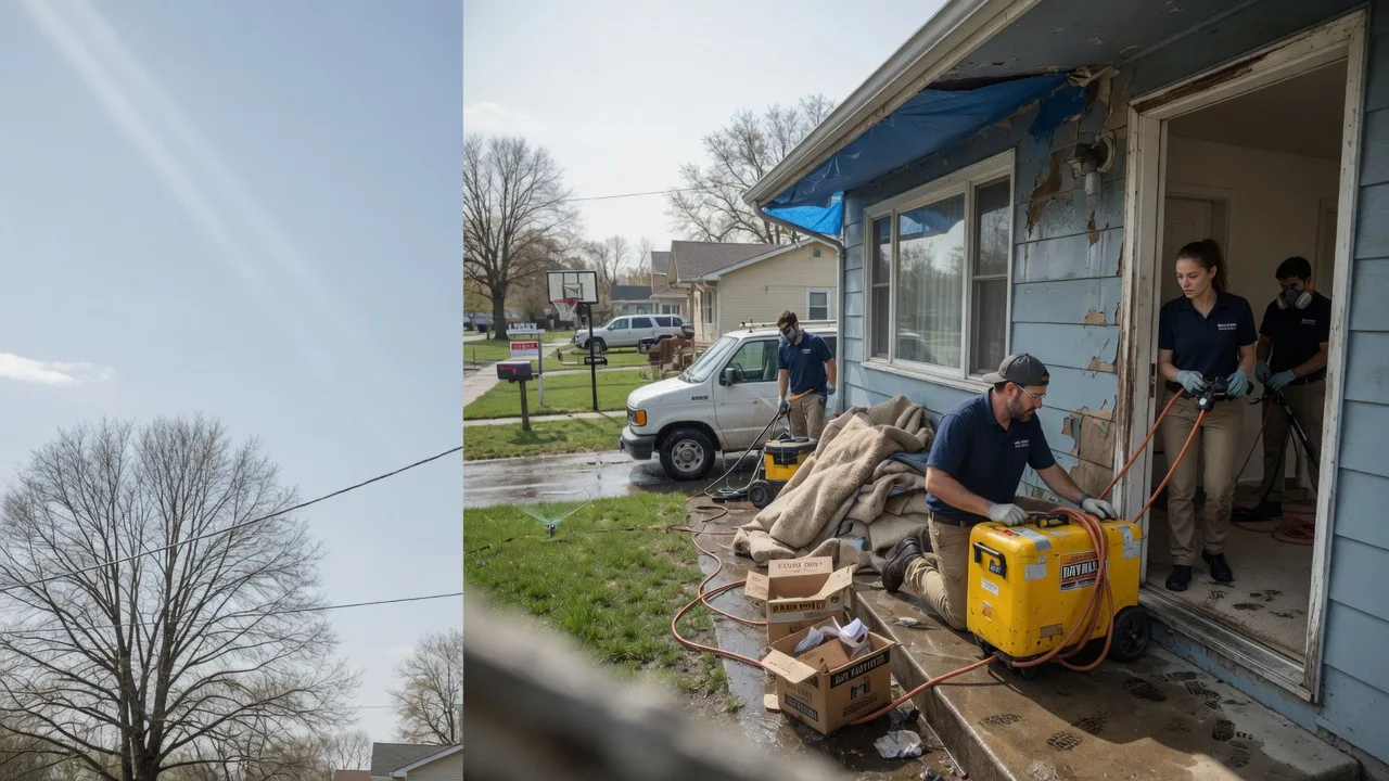 Basement Flood Cleanup in Claremont, MN near me